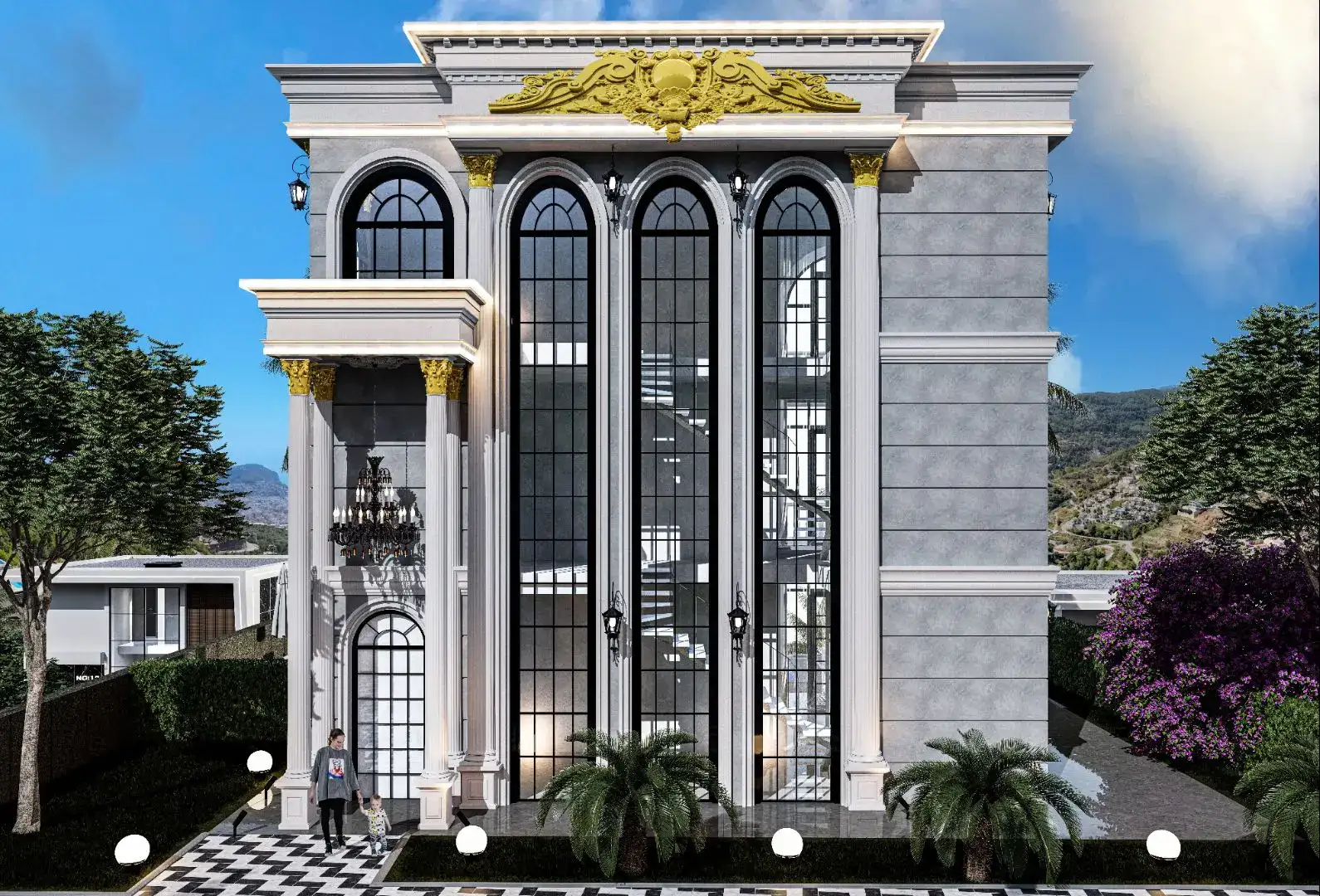 PROJECT OF LUXURY VILLAS IN BEKTASH DISTRICT