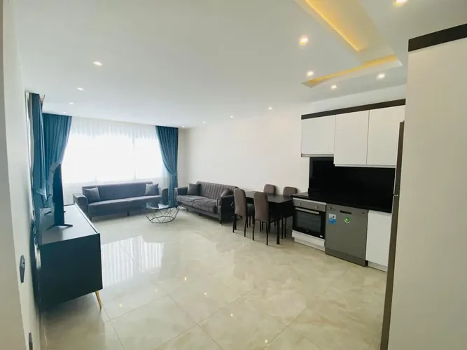 1+1 FURNISHED APARTMENT IN A FULLY ACTIVE COMPLEX IN THE CENTER