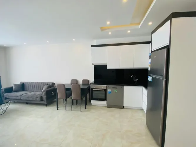 1+1 FURNISHED APARTMENT IN A FULLY ACTIVE COMPLEX IN THE CENTER