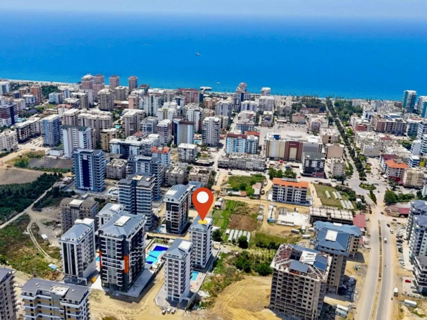 Просторный дуплекс 2+1 в районе Махмутлар