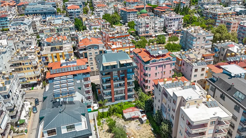 Furnished 2+1 Apartment with Mountain and Sea View in the Center 