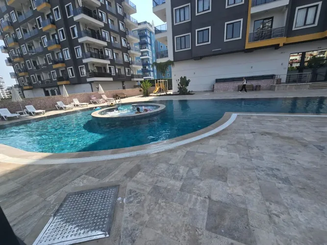 1+1 Apartment with Nature and City Views in Mahmutlar