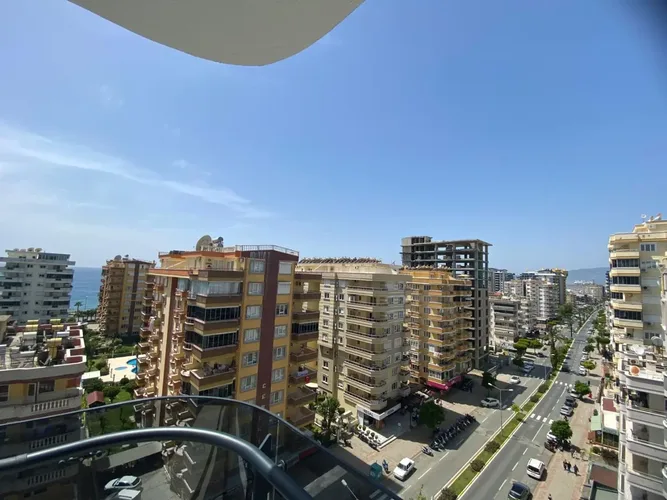 Luxury Furnished 2+1 Apartment with Sea View in Mahmutlar