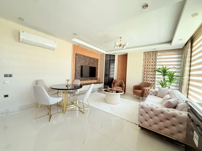 Luxury Furnished 2+1 Apartment with Sea View in Mahmutlar
