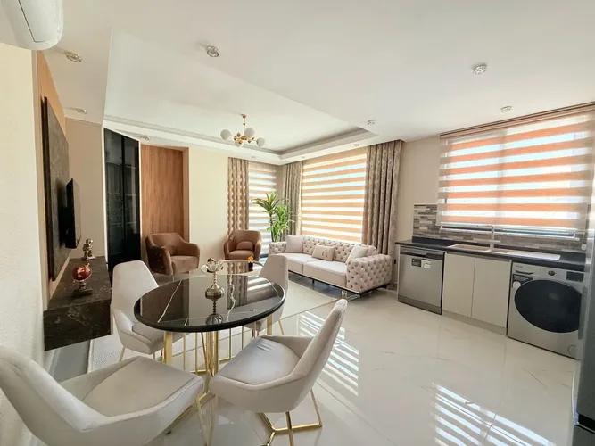 Luxury Furnished 2+1 Apartment with Sea View in Mahmutlar