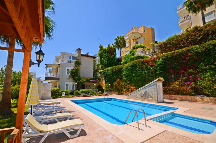 5+1 FULLY FURNISHED VILLA WITH SEA VIEW IN ALANYA KESTEL