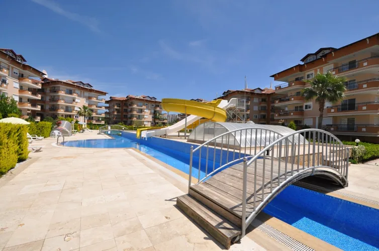 3+1 LUXURY FURNISHED DUPLEX APARTMENT FOR SALE IN ALANYA OBA CENTER