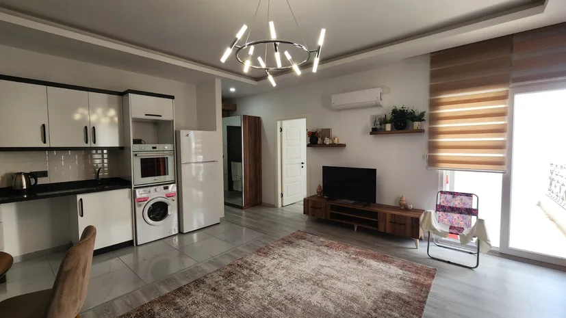 NEW 1+1 FURNISHED APARTMENT IN MAHMUTLAR, ALANYA, CLOSE TO THE SCHOOL