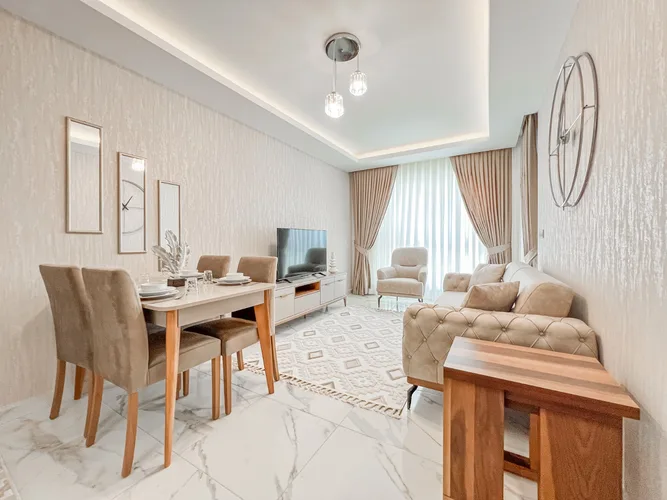 2+1 FULLY FURNISHED APARTMENT NEAR THE STREET IN MAHMUTLAR