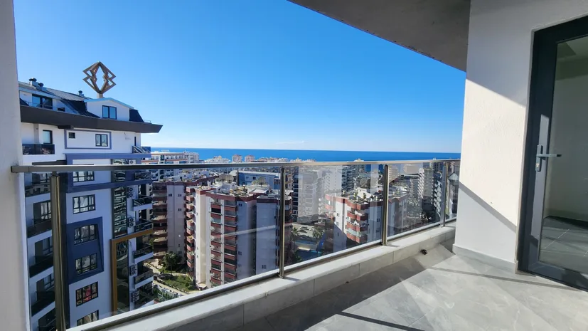 NEW 2+1 DUPLEX APARTMENT WITH SEA VIEW IN ALANYA MAHMUTLAR