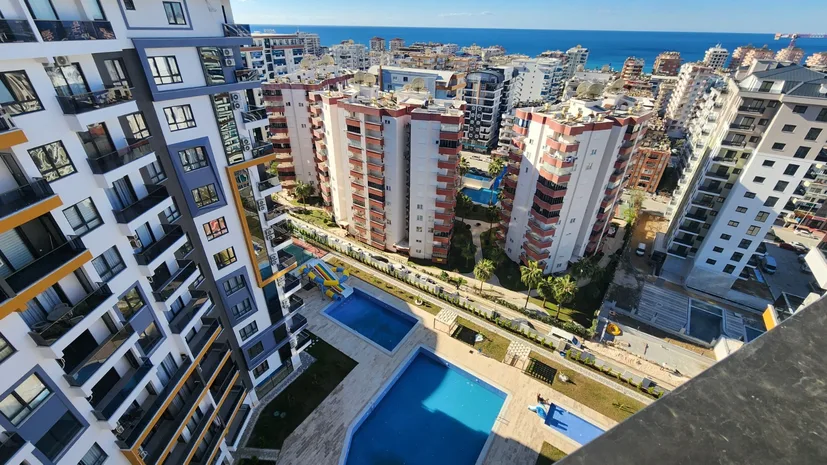 NEW 2+1 DUPLEX APARTMENT WITH SEA VIEW IN ALANYA MAHMUTLAR