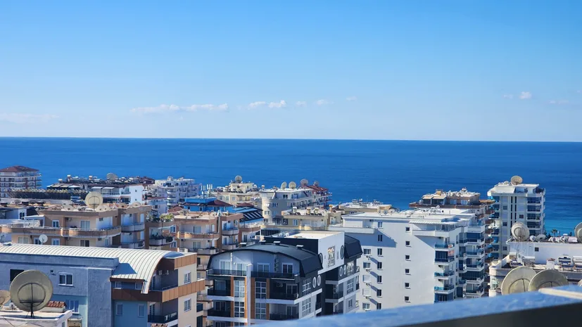 NEW 2+1 DUPLEX APARTMENT WITH SEA VIEW IN ALANYA MAHMUTLAR