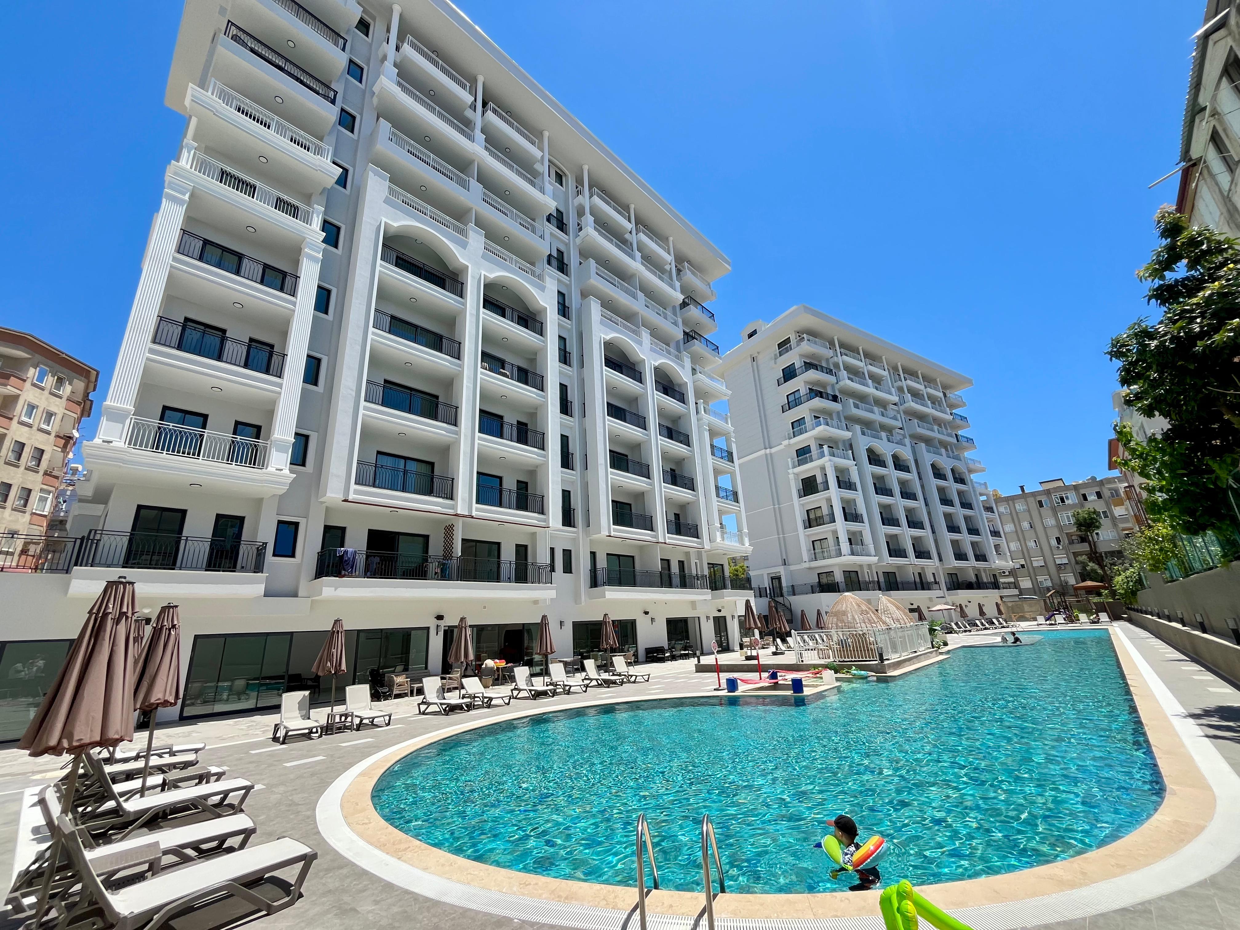 ALANYA MERKEZDE KALE MANZARALI 2+1 SIFIR DAİRE 
