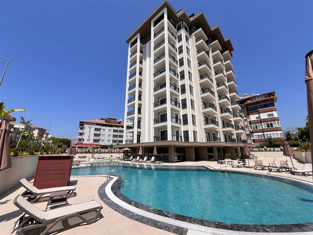1+1 APARTMENT FOR SALE IN A NEW BUILDING IN ALANYA CENTER