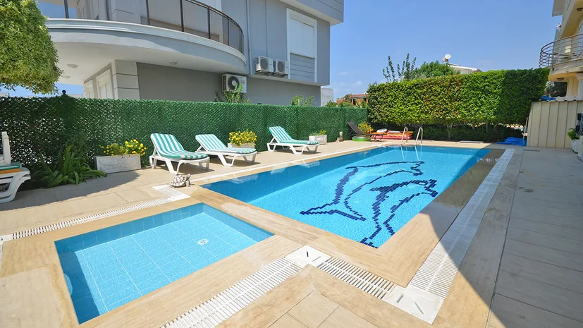 DETACHED VILLA WITH PRIVATE POOL, 3+1 FURNISHED, IN ALANYA KONAKLI.