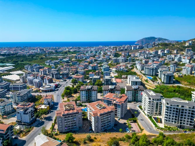ALANYA OBA DA ŞEHİR MANZARALI 4+1 AYRI MUTFAKLI DUBLEKS DAİRE