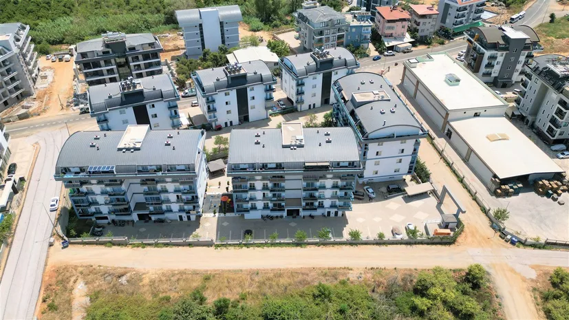 1+1 FURNISHED APARTMENT IN A GATED COMMUNITY IN ALANYA OBA.
