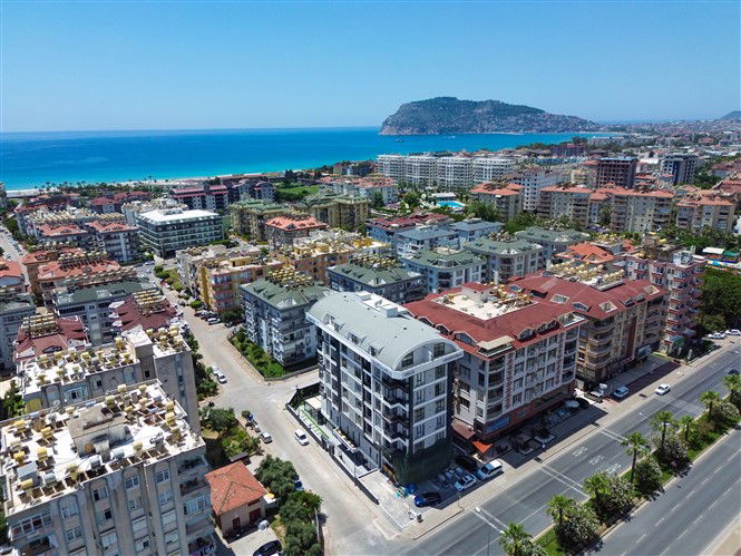 NEW 1+1 APARTMENT NEAR THE SEA IN ALANYA OBA.