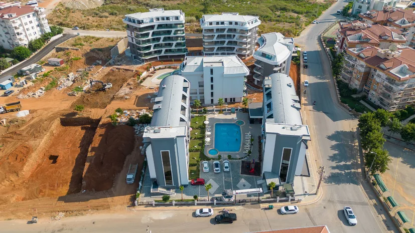 3+1 FULLY FURNISHED APARTMENT FOR SALE IN A GATED COMMUNITY IN ALANYA OBA