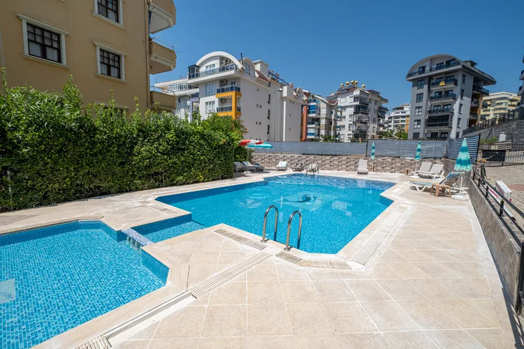 1+1 FURNISHED APARTMENT NEAR THE SEA IN TOSMUR, ALANYA.