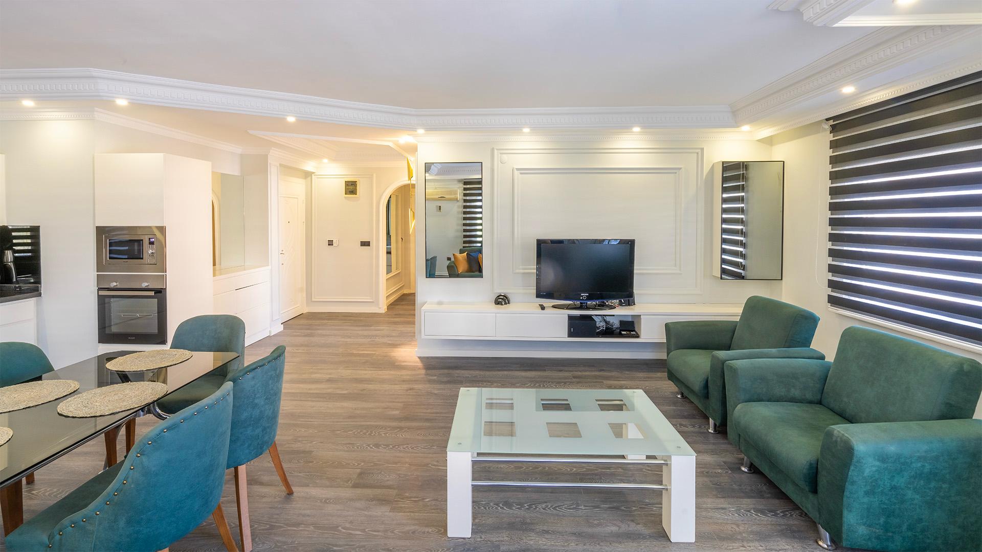 LUXURY FURNISHED 2+1 APARTMENT IN ALANYA CİKCİLLİ CENTER.