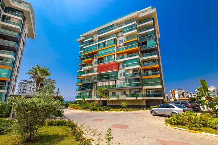 FURNISHED 1+1 APARTMENT IN A LUXURY RESIDENTIAL COMPLEX IN ALANYA AVSALLAR