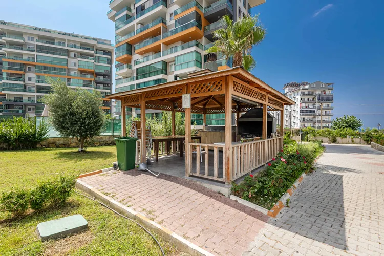 FURNISHED 1+1 APARTMENT IN A LUXURY RESIDENTIAL COMPLEX IN ALANYA AVSALLAR