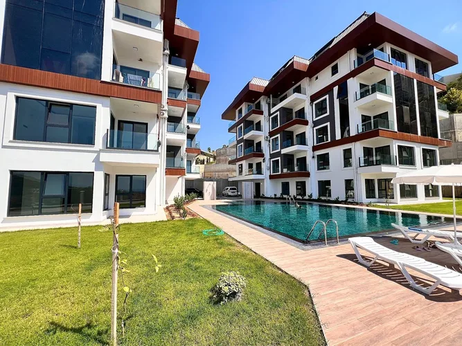 LUXURY FURNISHED BRAND NEW 1+1 APARTMENT IN ALANYA KARGICAK