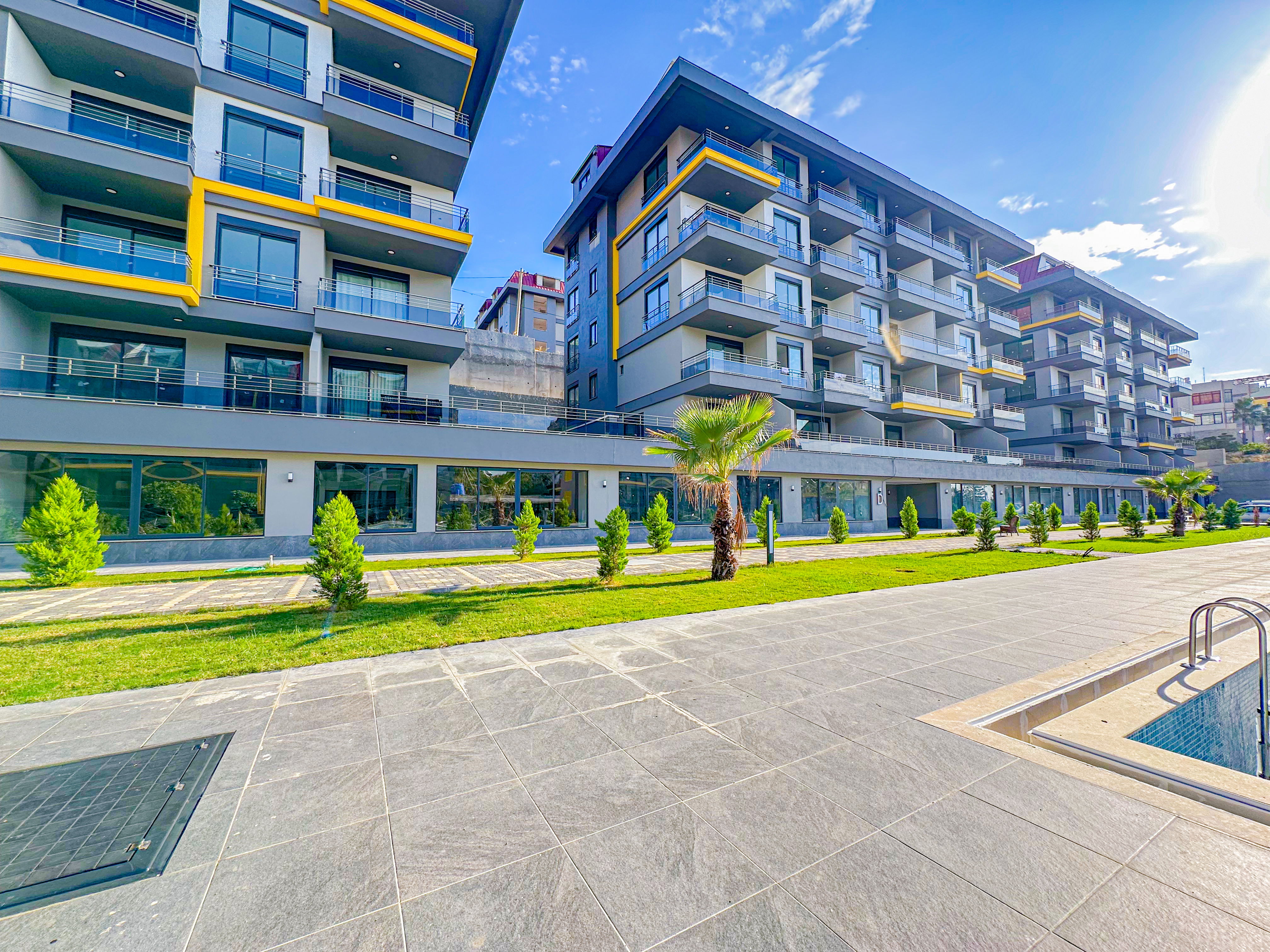 FOR SALE BRAND NEW 1+1 APARTMENT IN A RESIDENTIAL COMPLEX IN ALANYA KESTEL