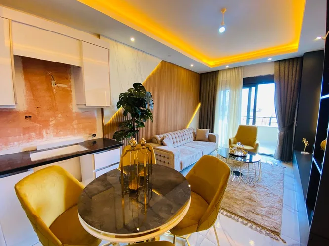 BRAND NEW LUXURY FURNISHED 1+1 APARTMENT IN ALANYA AVSALLAR