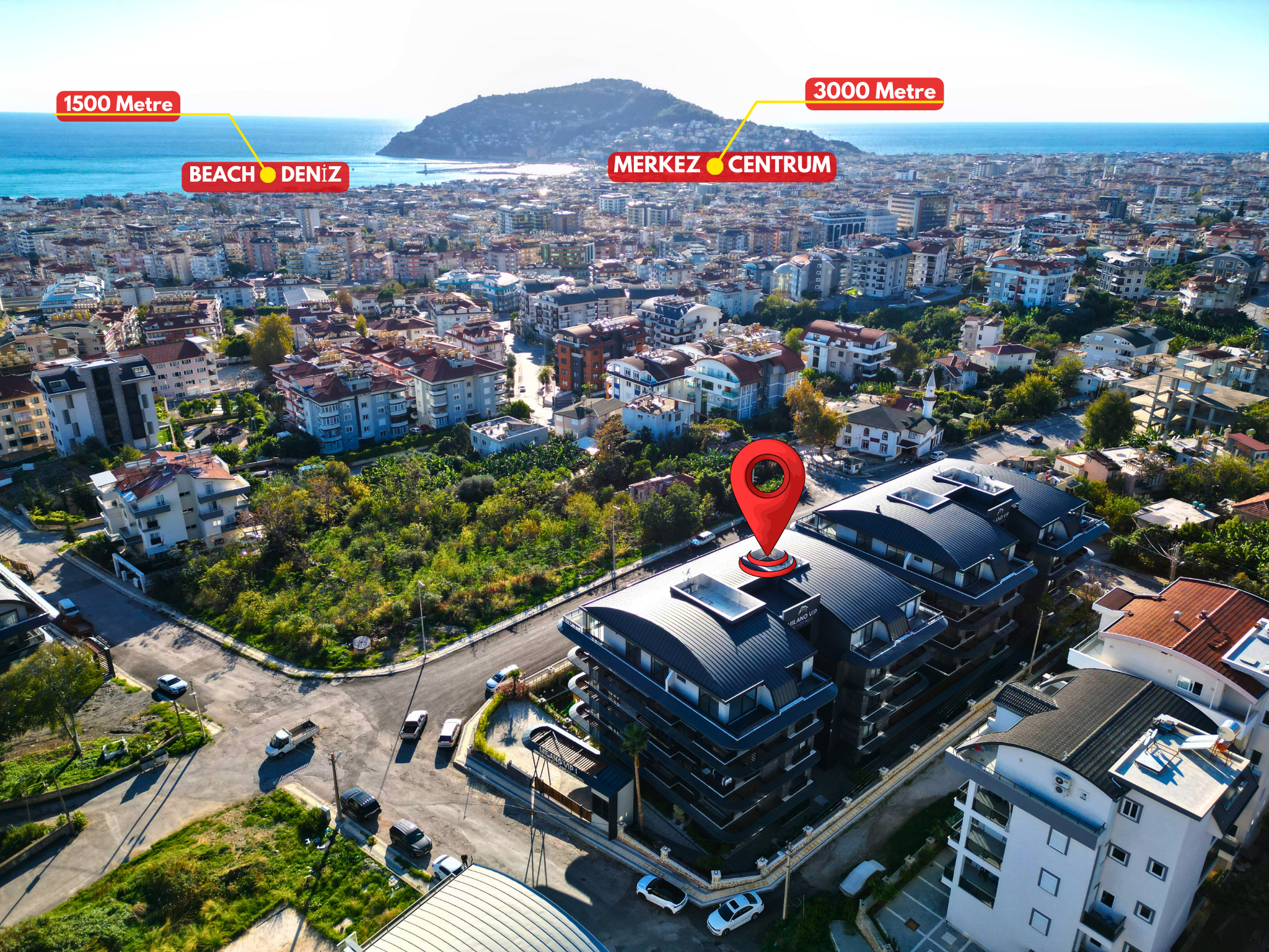2+1 APARTMENT WITH FULL FACILITIES CLOSE TO ALANYA CITY CENTER