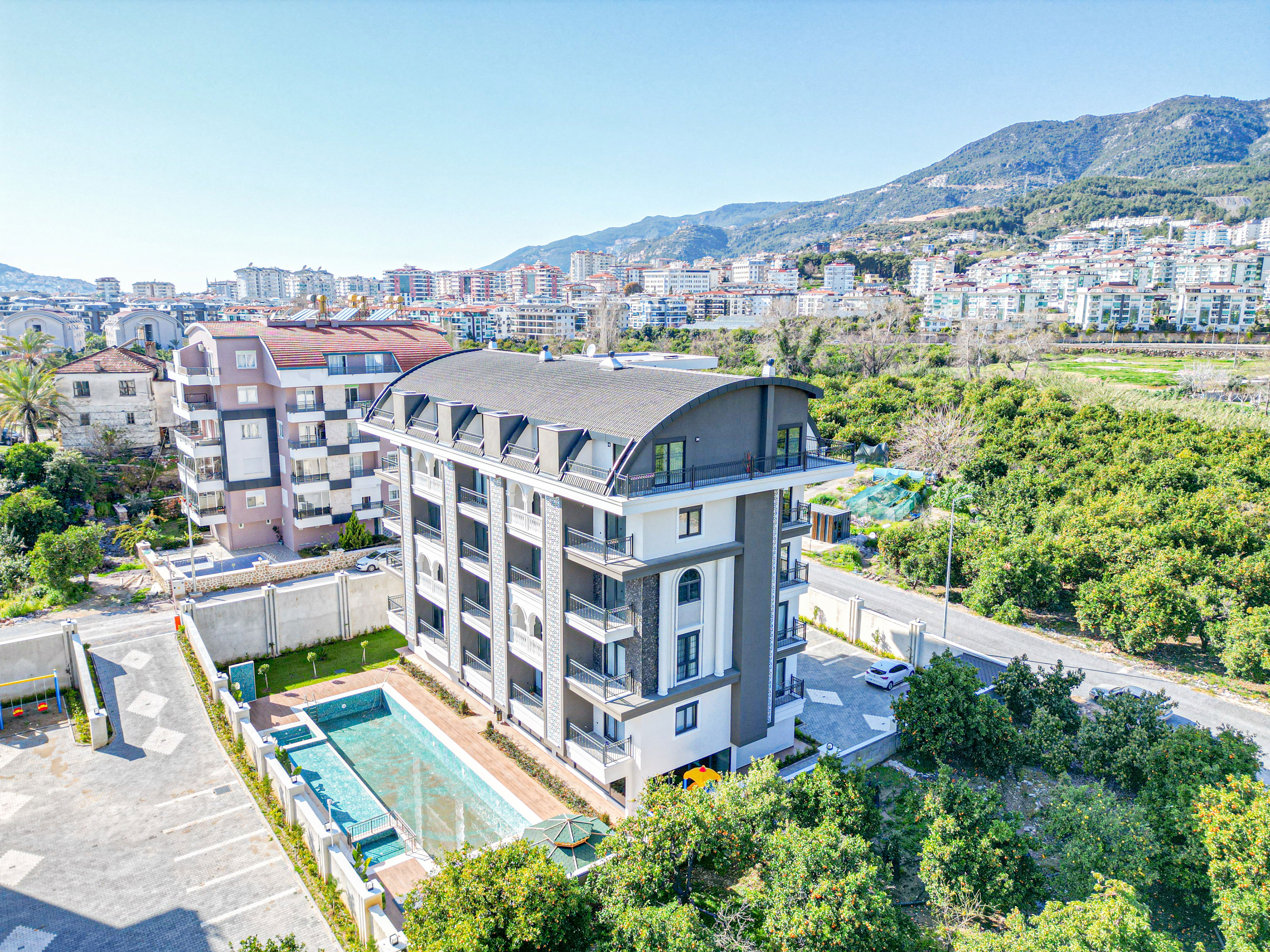 LUXURY FURNISHED 1+1 APARTMENT CLOSE TO ALANYA CITY HOSPITAL IN OBA