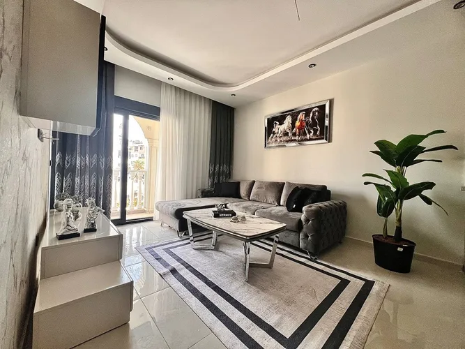 LUXURY FURNISHED 1+1 APARTMENT CLOSE TO ALANYA CITY HOSPITAL IN OBA