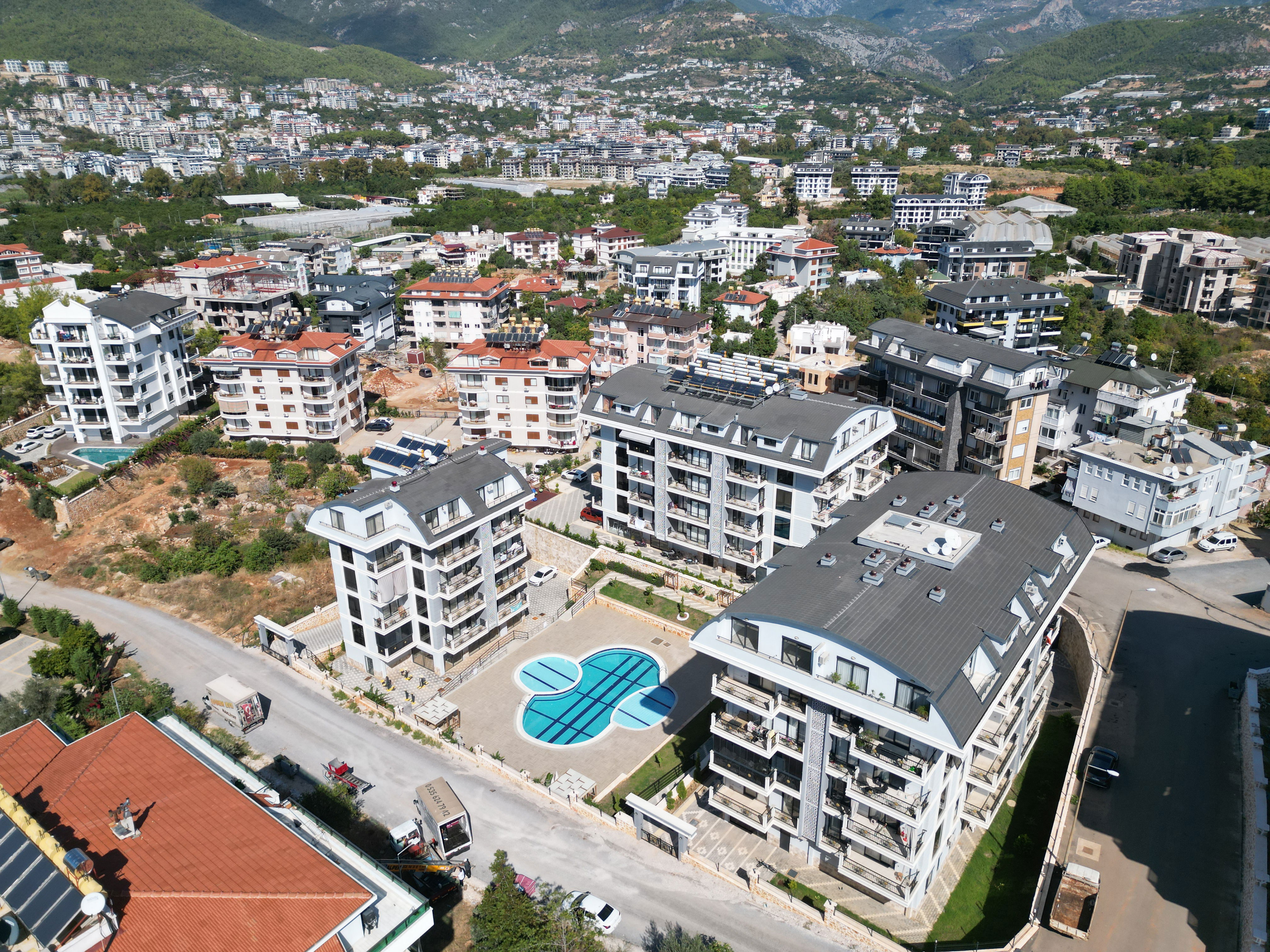 BRAND NEW 2+1 APARTMENT IN A RESIDENTIAL COMPLEX IN ALANYA OBA