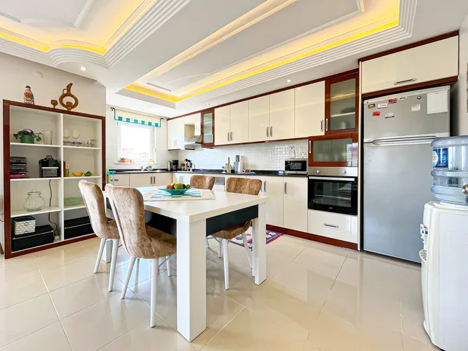 FURNISHED 3+1 DUPLEX APARTMENT FOR SALE IN ALANYA OBA CENTER