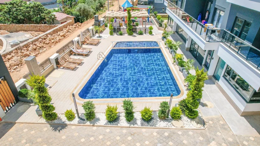 BRAND NEW LUXURY FURNISHED 2+1 GARDEN DUPLEX APARTMENT IN ALANYA OBA