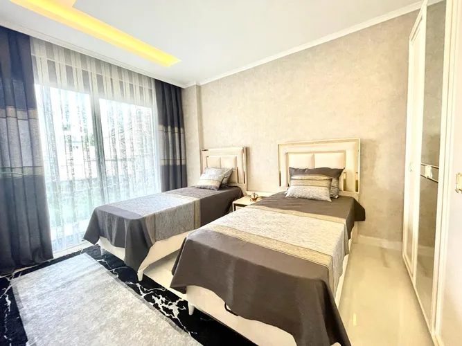 BRAND NEW LUXURY FURNISHED 2+1 GARDEN DUPLEX APARTMENT IN ALANYA OBA