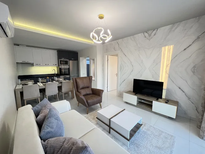Квартира с видом на море в роскошном комплексе Eco Marine Alanya, Interior - 4