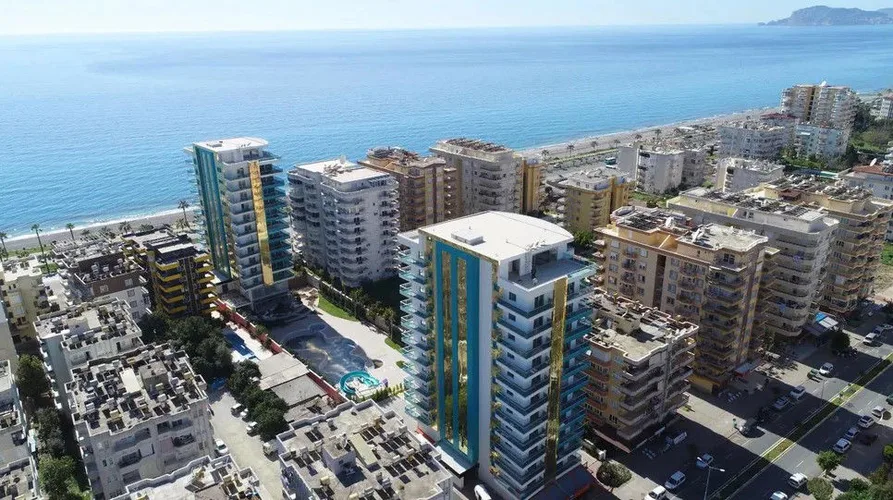 Квартира с видом на море на продажу в Аланье — Первая линия от моря, Exterior - 2