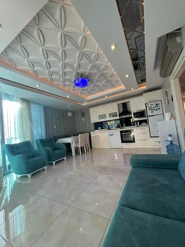 Квартира с видом на море на продажу в Аланье — Первая линия от моря, Interior - 4