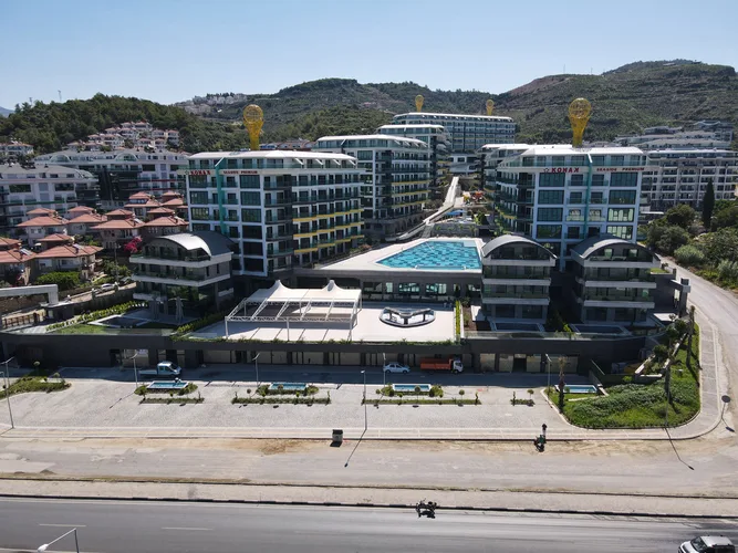 1-комнатная квартира у моря в Konak Premium, Аланья, Exterior - 3