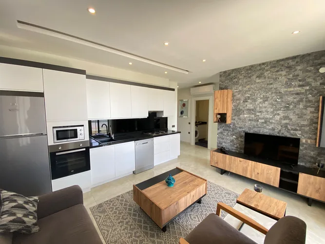 Konak Twin Tower: купить 2-сп. квартиру у моря в Аланье, Interior - 4