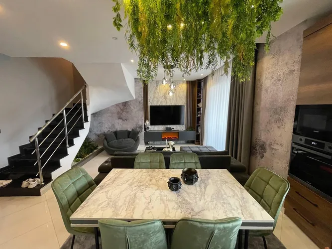 Меблированная квартира с видом на море в Serenity Residence, Аланья, Interior - 4