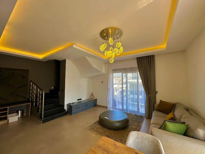 Меблированный дуплекс с джакузи в Aydın Loft Residence, Оба, Interior - 3