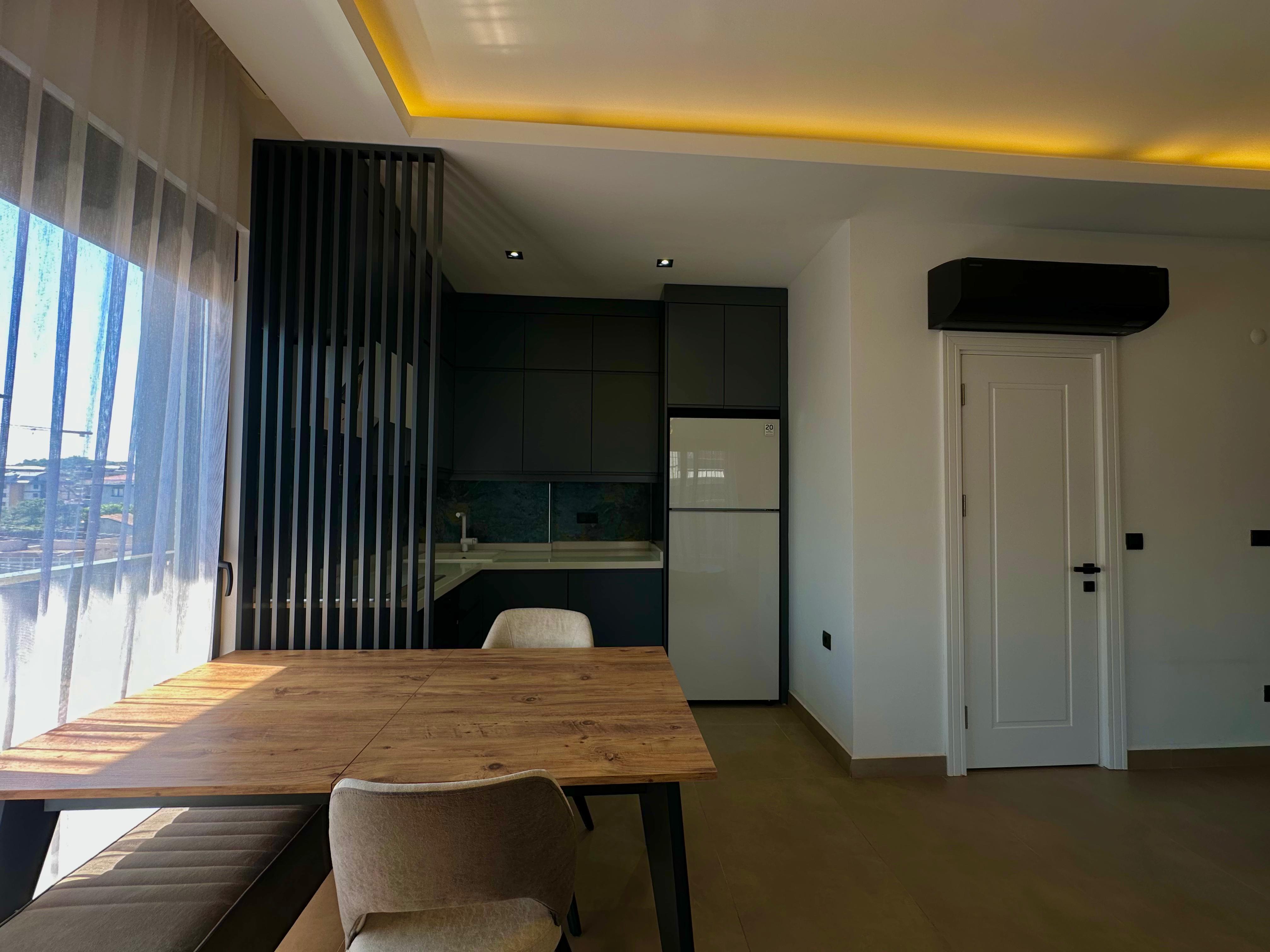 Меблированный дуплекс с джакузи в Aydın Loft Residence, Оба - Посмотреть недвижимость