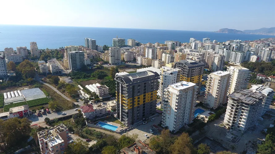 Квартира с частным джакузи и панорамным видом на крепость Аланьи, Exterior - 2