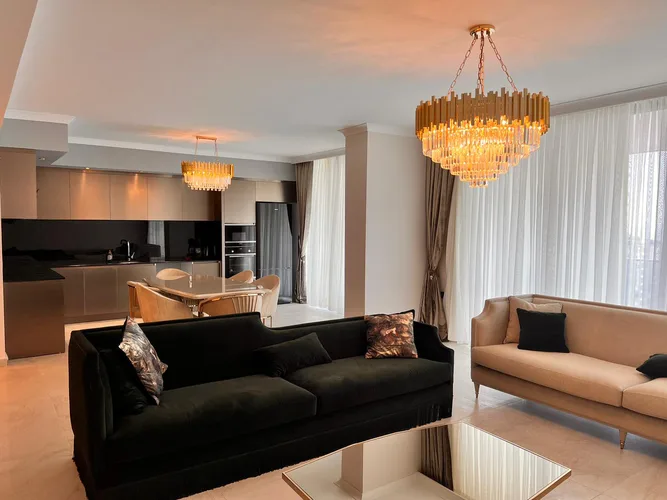 Квартира с частным джакузи и панорамным видом на крепость Аланьи, Interior - 4
