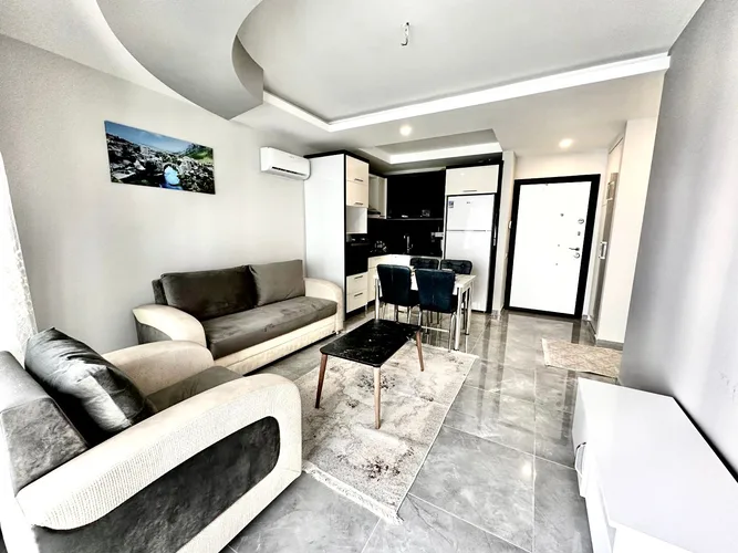 Купить квартиру 1 спальня в Махмутларе, Аланья — с мебелью, Interior - 3